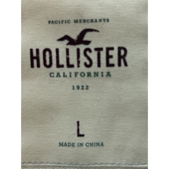 Vintage Hollister  Lg Y2K Cream Knit Cardigan Ruffle Edging Cotton Cottage Core - Picture 2 of 16